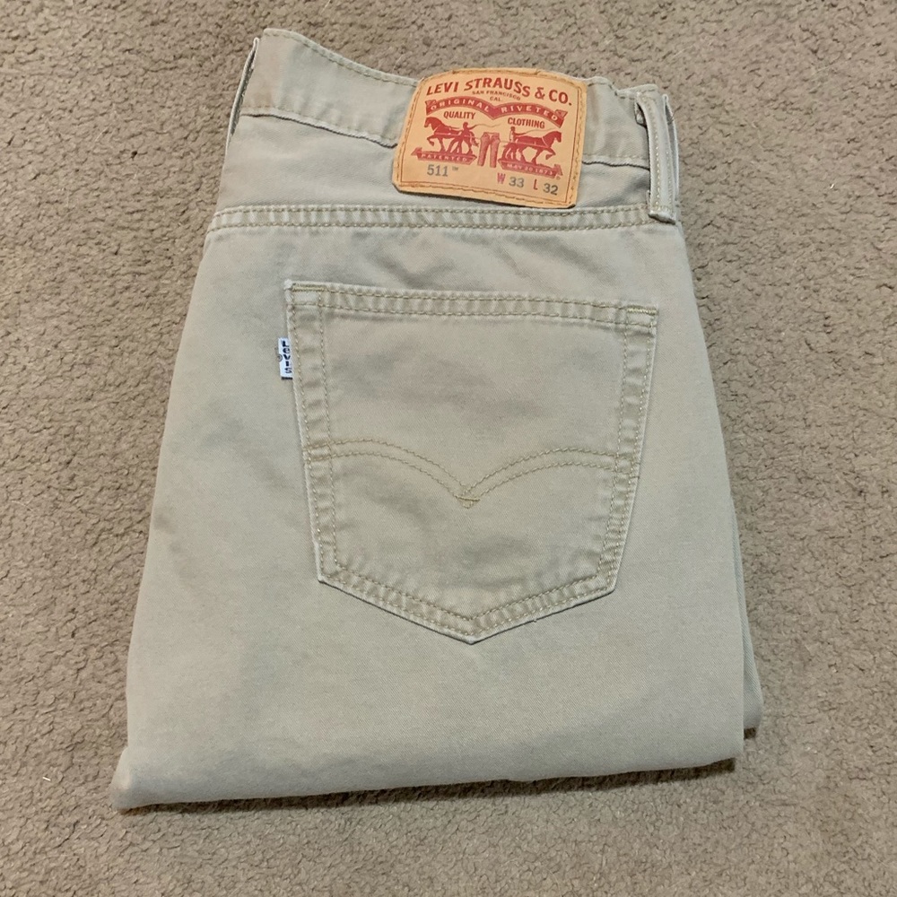 Levi 511 Khaki Jeans